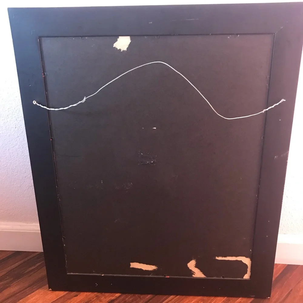 Original painting in golden frame